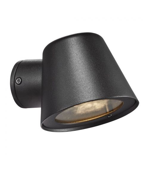 Aleria vegglampe, GU10, IP44, Sort