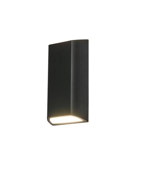 Nemi K2 vegglampe, dimbar LED 3000K 400lm, Grafitt (RAL7024)