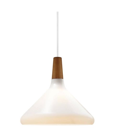 Nori 27, Opalhvitt glass, 300 cm ledning