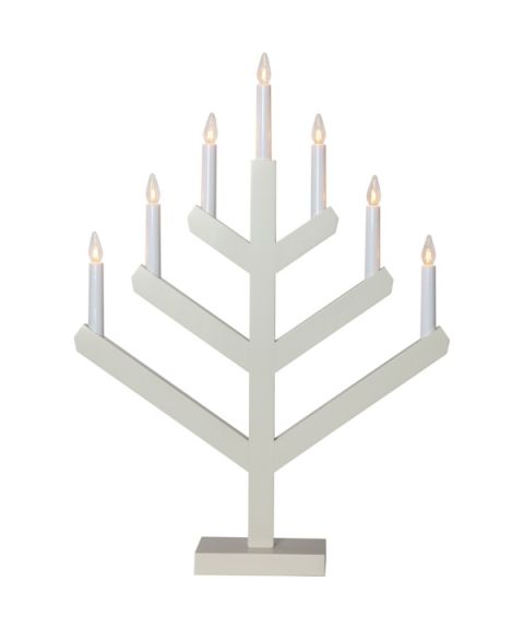 Vinga lysestake med 7 lys, høyde 62 cm, Beige