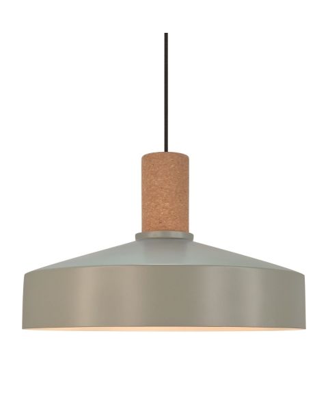 Elvas takpendel, diameter 37 cm, Dus grønn / Kork