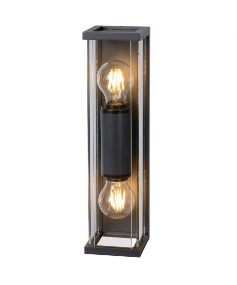 Claire Mini vegglampe, høyde 36 cm, IP54, Antrasitt