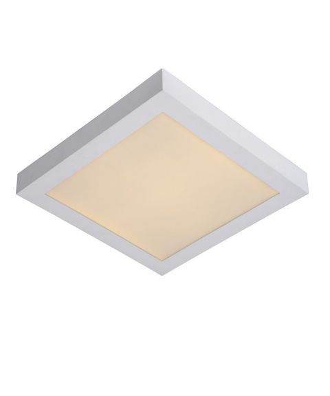 Brice taklampe IP44, bredde 30x30 cm, dimbar LED 3000K 1727lm