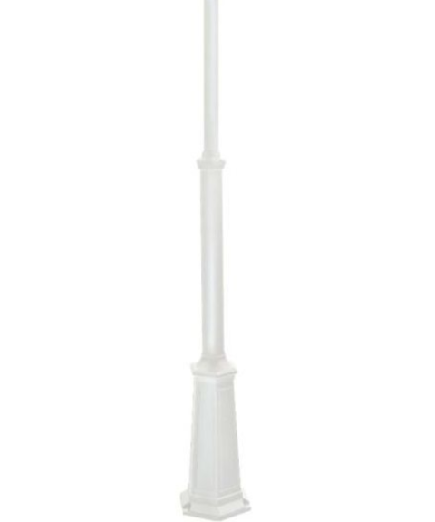 3010 Stolpe, høyde 220 cm, Hvit (RAL9003)