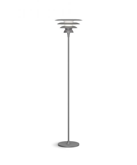 Da Vinci G3056 gulvlampe, høyde 139 cm, Oksidert grå
