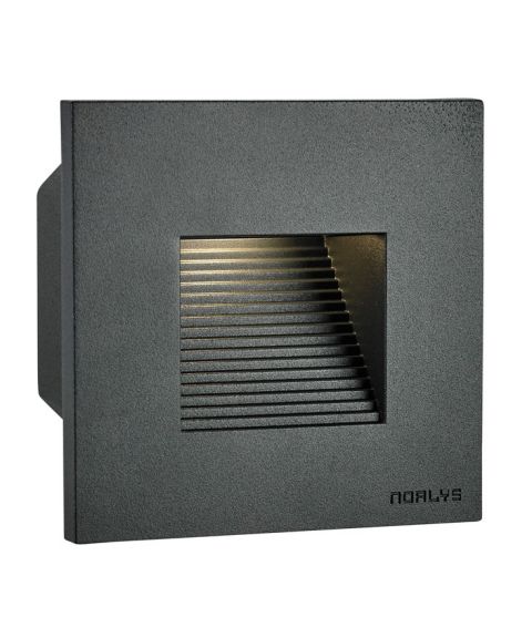 Namsos mini 1340 innfelt vegglampe, LED 3000K 59lm, Grafitt (RAL7016)