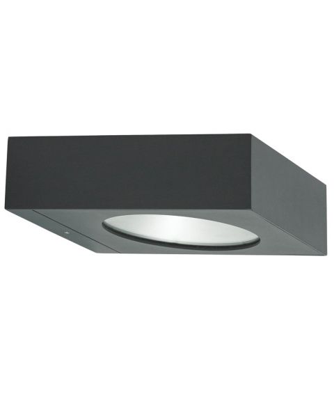 Hitra 1331 vegglampe, LED 3000K 1599lm, Grafitt (RAL7016)