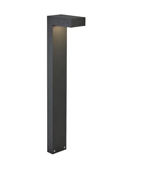 Asker 1314 pullert, høyde 85 cm, LED 3000K 689lm, Asymmetrisk, Grafitt (RAL7016)