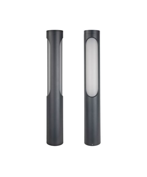 Kisa 5184 pullert, høyde 85 cm, dimbar LED 3000K 1407lm, Grafitt