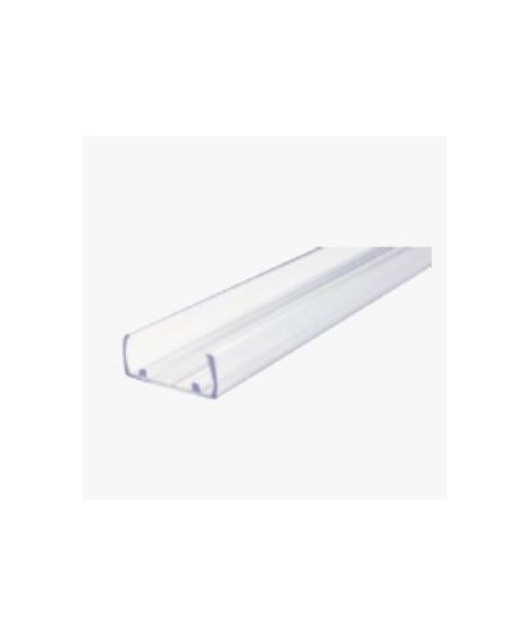 Monteringsskinne 1m PVC for 10mm FPC IP65 strip
