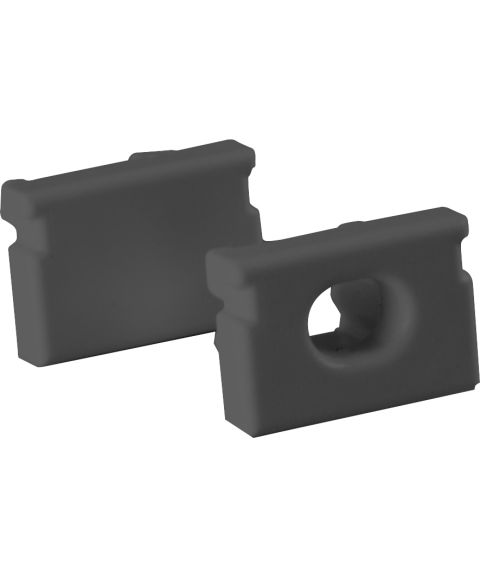 Lumistar 1007 endestykke 2-pk, sort