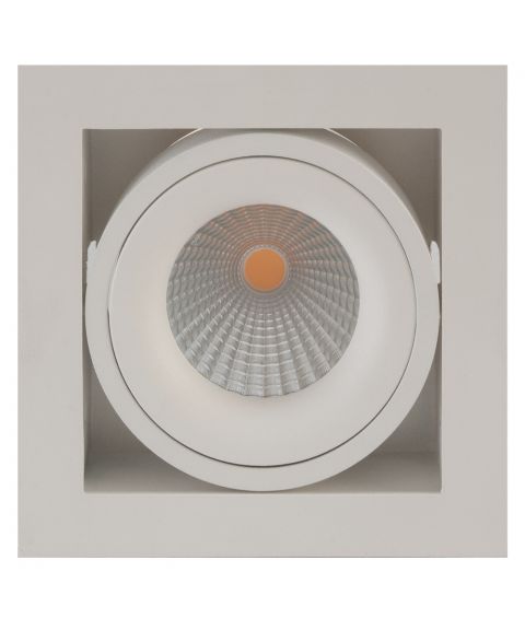 Dakota downlight, 30° tilt, dimbar LED 2700K 530lm