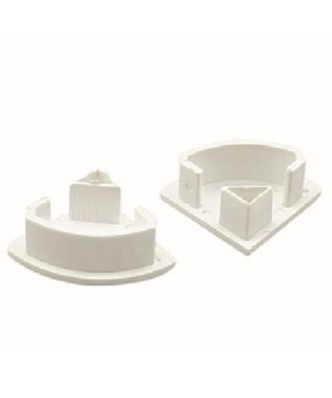 Endestykke for Cornerstar, 2-pk