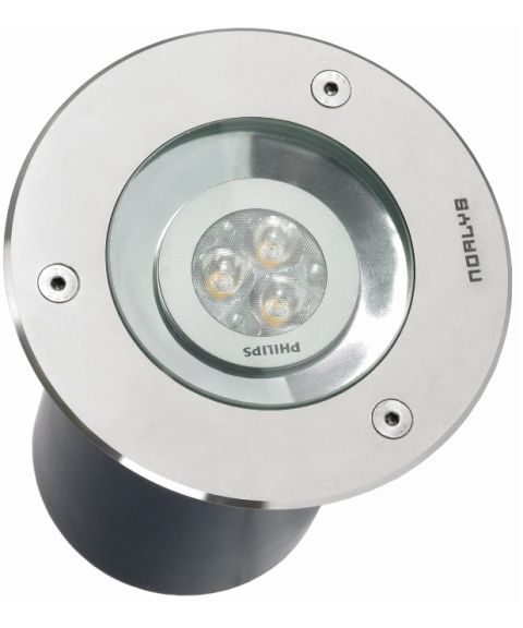 Rena 1550 nedfelt, diameter 13 cm, 10° tilt, inkl LED-pære, Syrefast stål