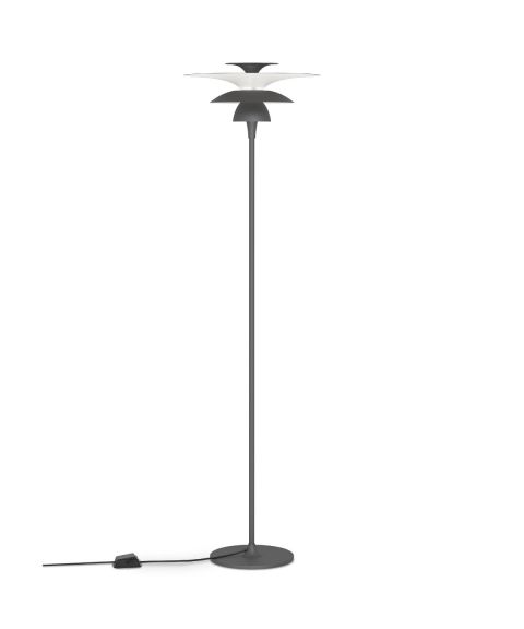Picasso G3294 gulvlampe, høyde 140 cm, diameter 38 cm, Oksidert grå