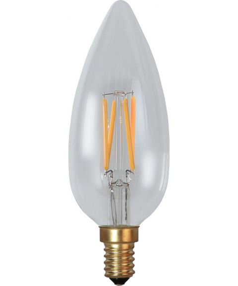 Decoration E14 C45 LED 3W 260lm 2200K Klar, dimbar