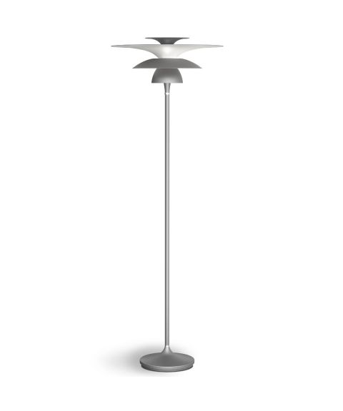 Picasso G3392 gulvlampe, høyde 149 cm, diameter 50 cm, Oksidert grå