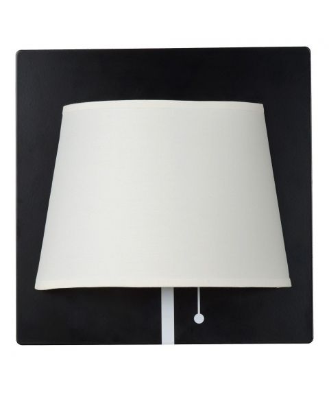 Mateo vegglampe for fast montering, 25x25 cm, Hvit (begrenset antall)