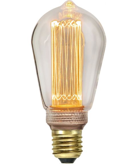 Dekorpære Edison E27 ST64 LED 2,5W 90lm 1800K, dimbar