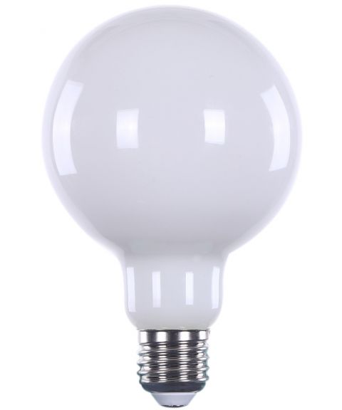 Globe E27 G125 4W LED 380lm 2700K Opalhvit, dimbar