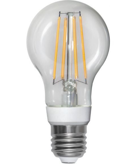 Illumination E27 A60 LED 8W 1050lm 2700K Klar, Med lyssensor