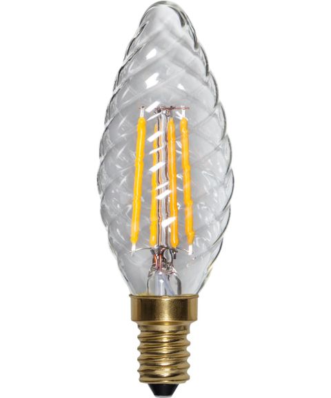 Decoration Mignon E14 TC35 Twist LED 4W 350lm 2100K Soft Glow, dimbar