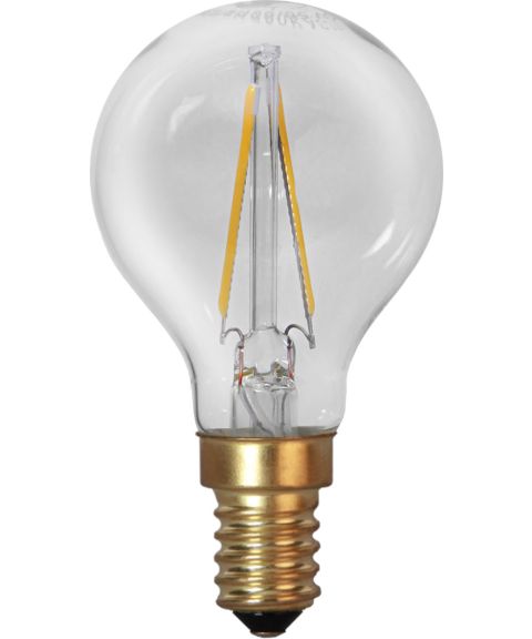 Decoration Illum E14 P45 LED 1,5W 2100K 120lm Klar