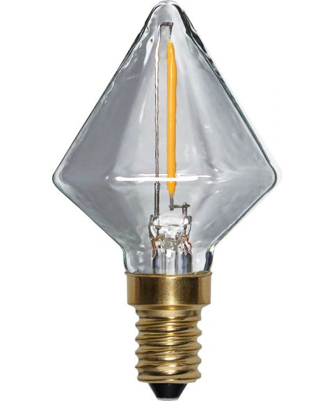 Decoration E14 Diamant LED 0,8W 45lm 2200K Soft Glow, dimbar