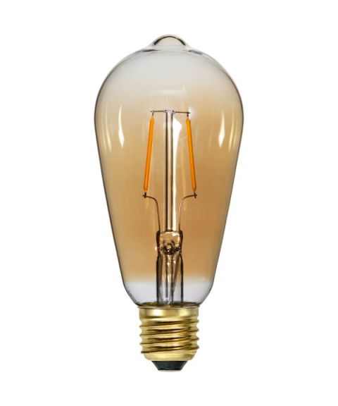 Dekorpære Edison E27 ST64 LED 0,7W 80lm 2000K Rav 