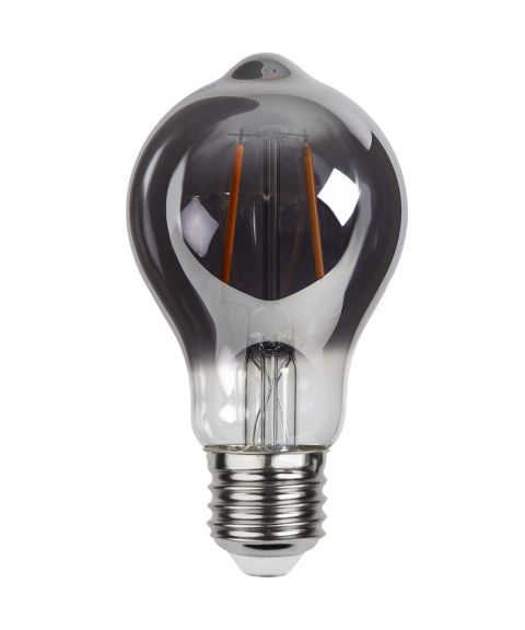 Plain Heavy Smoke E27 TA60 LED 2W 80lm 2100K soft glow Røykfarget