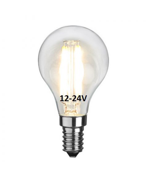 Spesialpære 12-24V(!) Decoration Illum E14 2,3W 2700K 250lm