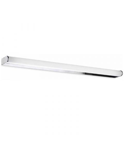Callisto vegglampe, lengde 90 cm, dimbar LED 2700K 1000lm, Krom