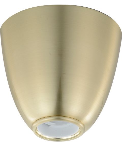 Cup 110 taklampe for dekorpære, Messingfarget
