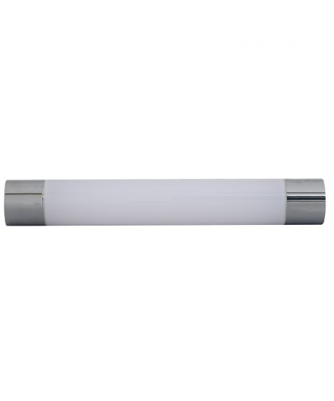 Titan 40 vegglampe med stikkontakt, 12W LED 2700K 840lm, Krom