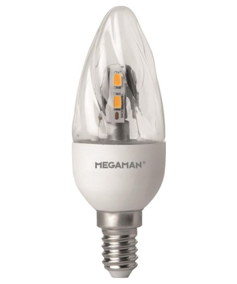 Megaman E14 Incanda Mignon 2400K LC0803,5dCT 3,5W LED 220lm, dimbar (begrenset antall)