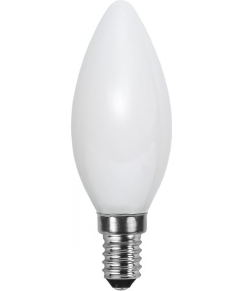 Opaque Mignon E14 C35 LED 5W 450lm 2700K RA90 Opalhvit, dimbar