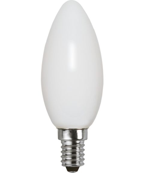 Opaque Mignon E14 C35 LED 6W 806lm 3000K Opalhvit