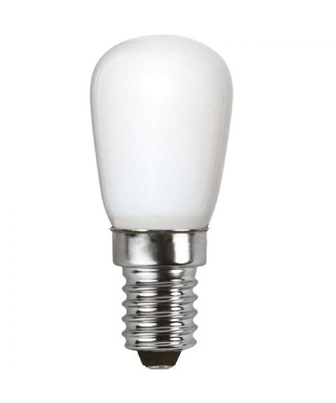 Opaque E14 ST26 LED 2W 150lm 2700K Opalhvit, 3-step dimmer