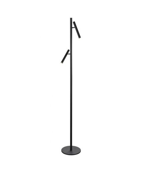 Pure gulvlampe, høyde 163 cm, dimbar LED 2700K 900lm, Sort