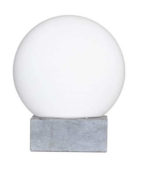 Glori bordlampe i marmor, høyde 35 cm, Matt hvit
