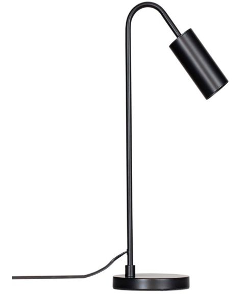 Curve bordlampe, høyde 51 cm, Matt sort