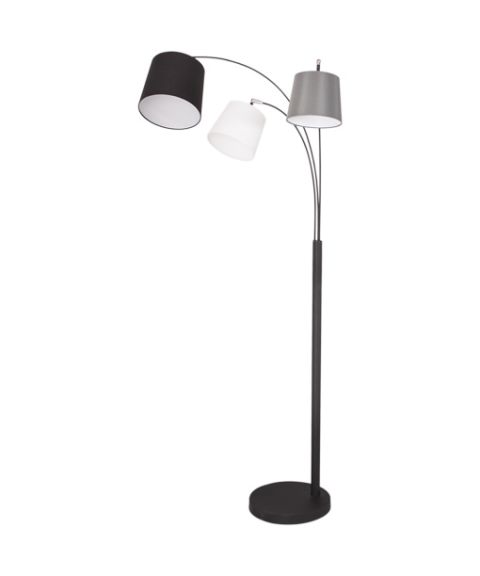 Foggy 3 gulvlampe, høyde 175 cm, Sort