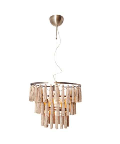 Chloe takpendel, diameter 40 cm, Antikk/Beige