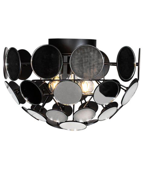 Vanita taklampe med speil, diameter 50 cm