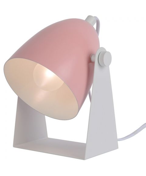 Chago bordlampe, høyde 19 cm, Rosa