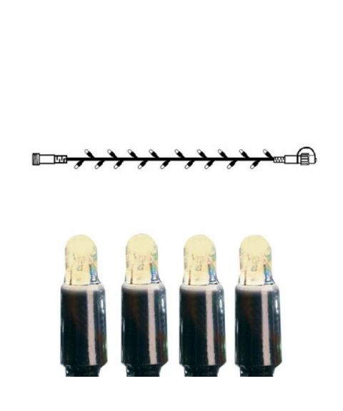 [2] Utvidelse System LED - Lysslynge 300 cm, LED (x30), Sort kabel, Varmhvit