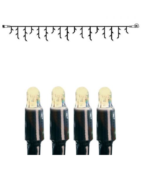[2] Utvidelse System LED - Lysgardin 300x40 cm, LED (x50), Sort kabel, Varmhvit (begrenset antall)
