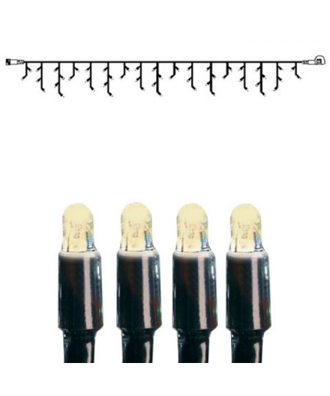 [2] Utvidelse System LED - Lysgardin 300x40 cm, LED (x50), Sort kabel, 2800K