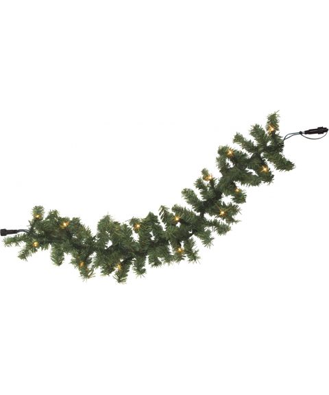[2] Utvidelse System LED - Girlander, 600 cm, LED (x100), Grønn med Varmhvitt lys
