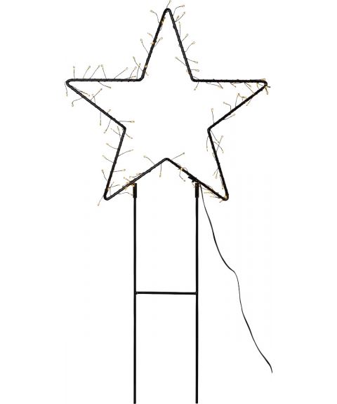 Barlumi stjerne, høyde 80 cm, Sort
